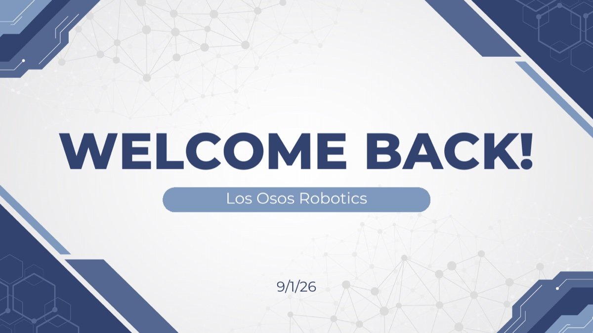 Robotics Engineering and Design team presentation cover